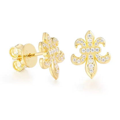 925 Sterling Silver D Color VVS Moissanite Stud Earrings