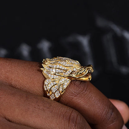 Dragon Ring S925 Sterling Silver Moissanite Iced Out Ring