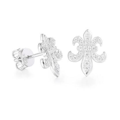 925 Sterling Silver D Color VVS Moissanite Stud Earrings