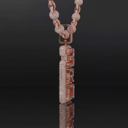 Custom Bubble Letter Pendant